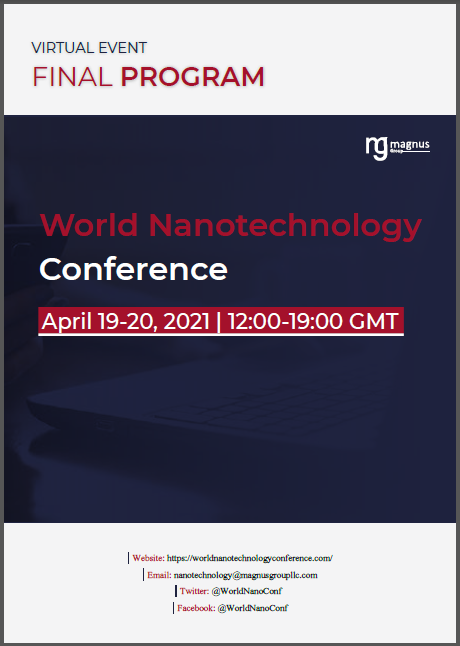 3rd Edition of World Nanotechnology Conference | Virtual Event Program